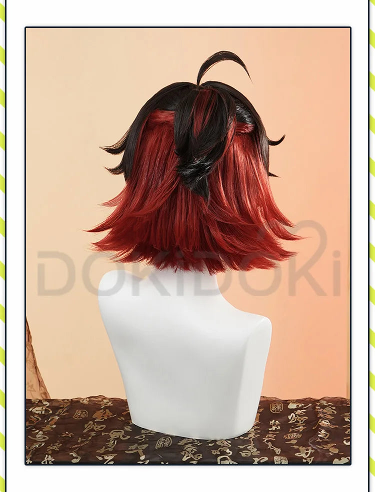 IN STOCK GaMing Wig Game Genshin Impact DokiDoki Men Hair Cosplay Hair Heat Resistant Synthetic Free Wig Cap