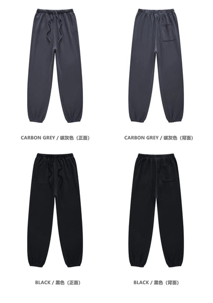ZODF New Men Heavy Weight 440gsm Solid Sweatpants Unisex Loose Basic Casual Comfortable Sport Pants Joggers Streetwears HY0628