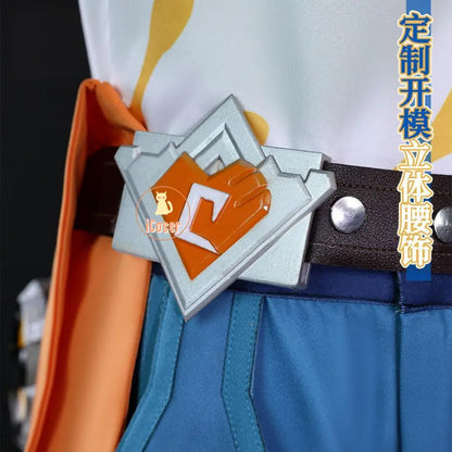 Genshin Impact Bennett Cosplay Costume Wig Uniform Adventures in Blazing Hue New Skin 3D Accessories Halloween Party Women Men