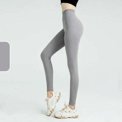 2025 Codex Seamless Yoga Leggings Women’s Sports Tights Gym Workout Fitness Pants Athletic Wear - Light Grey / S