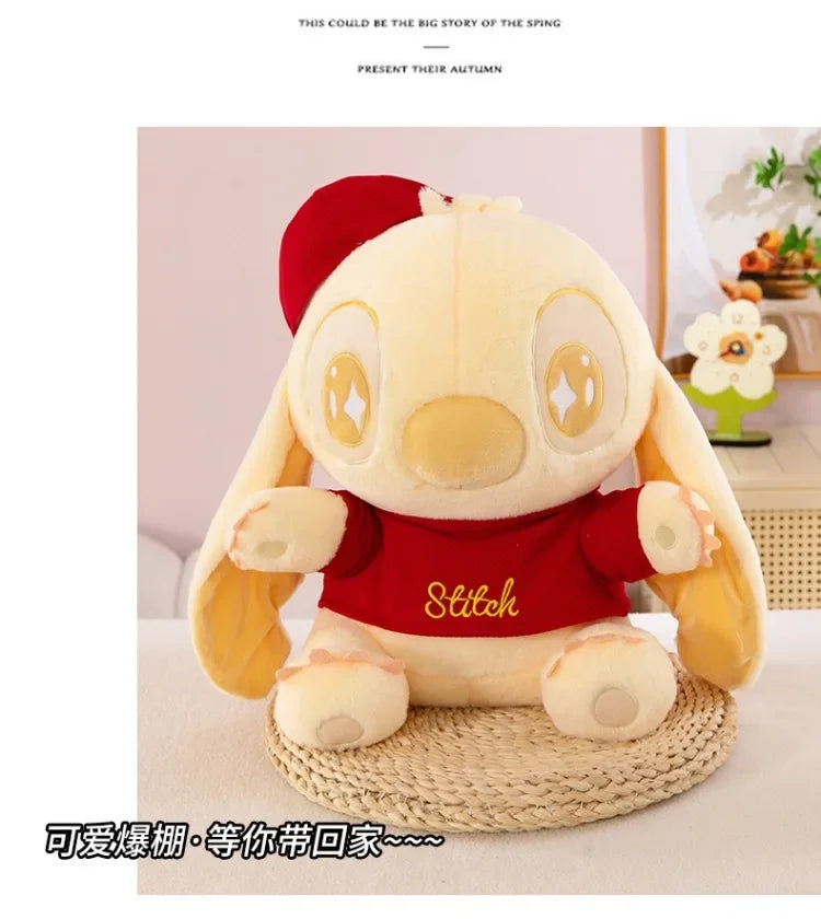 35/60CM Disney Lilo & Stitch Doll Cartoon Plush Toy Cute Anime Soft Stuffed Kawaii Golden Stich Plushie Kids Birthday Gifts