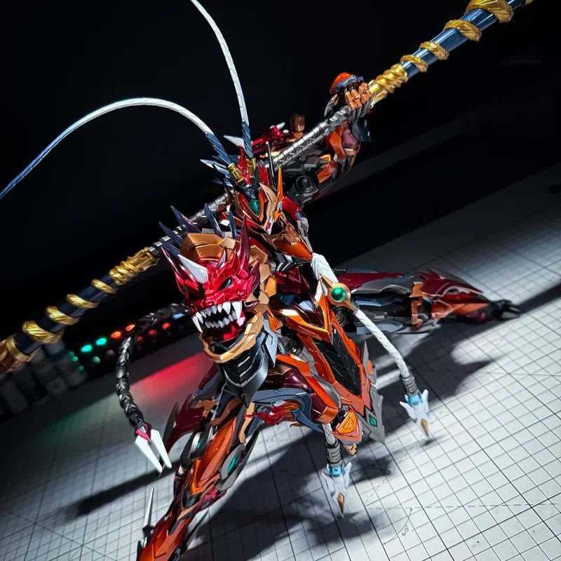 MOTOR NUCLEAR MNQ-XH08 Monkey King Sun WuKong Series ABS Alloy Skeleton Action Figure Fully Poseable Assembly Model Toy Boy Gift