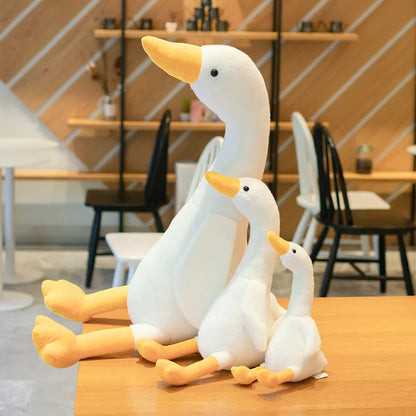 32-90cm Cute Duck Plush Toy Stuffed Animal Big Goose Dolls Large Soft Sleeping Hug Pillow Girl Xmas Birthday Gift