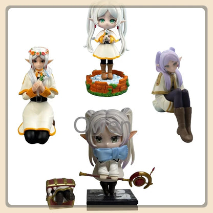 Cute Frieren Anime Figurine Frieren:Beyond Journey's End Beautiful Girl Action Figures PVC Collection Decoration Model Toy Gifts