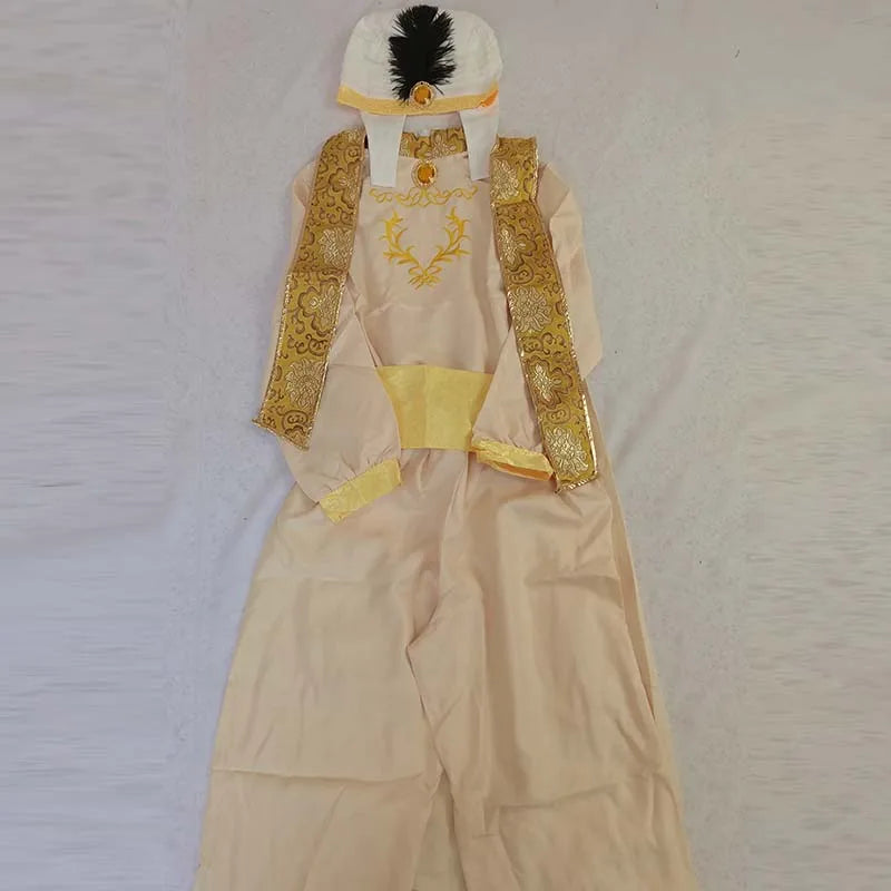 HOMCHEE TRENDS Arab Prince Cosplay Costume Adult Cotton Polyester Set