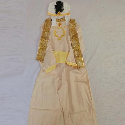 HOMCHEE TRENDS Arab Prince Cosplay Costume Adult Cotton Polyester Set