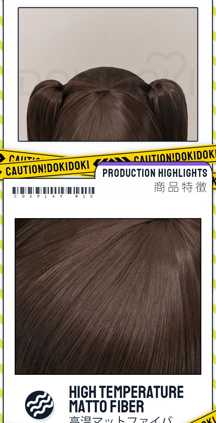 IN STOCK Chocola /Vanilla Wig Nekopara Cosplay DokiDoki Halloween Wig Long brown Hair Chocola Cosplay Ears Vanilla Free Wig Cap