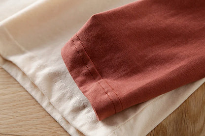 Summer New American Retro Long-sleeved O-neck 3D Letter Printed T-shirt Men's Fashion Simple 100%Cotton Washed Casual Sport Tops