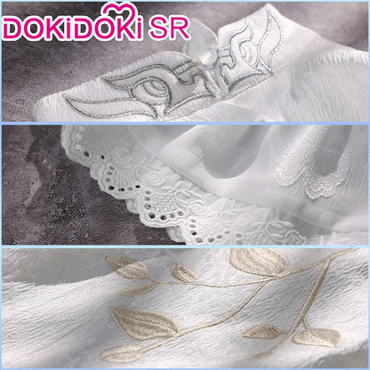 Ganyu Cosplay Costume Game Genshin Impact DokiDoki-SR Genshin Imapact x Hey Tea Ganyu Cheongsam Women Ganyu Doujin