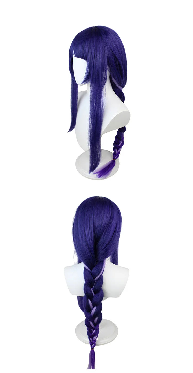 Genshin Impact Raiden Shogun Baal Costume Set Cotton Polyester