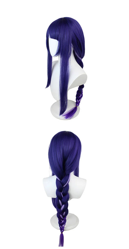 Genshin Impact Raiden Shogun Baal Costume Set Cotton Polyester
