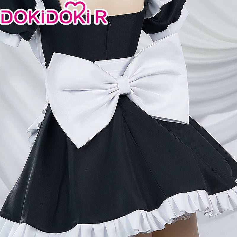 Gotou Hitori Cosplay Anime Bocchi the Rock! 【S-2XL】DokiDoki Cute Maid Uniform Dress Gotou Hitori Women Cosplay Costume Plus Size
