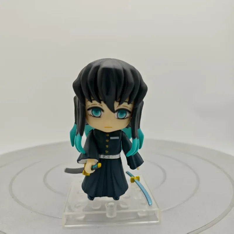 Tomioka Giyuu Anime Demon Slayer:Kimetsu no Yaiba Figurine Tokitou Muichirou Action Figures PVC q-version Collection Model Toys