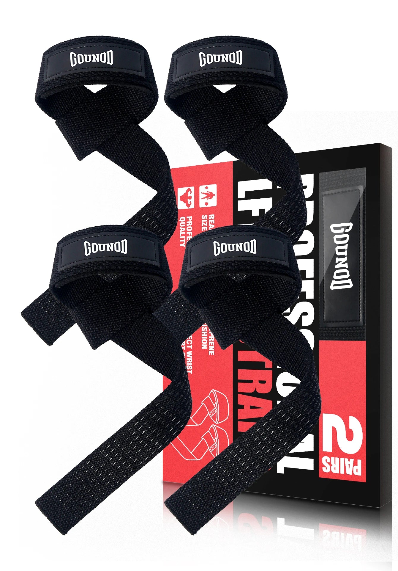 The Codex Weightlifting Gym Anti-Slip Wrist Straps 2pc/3pair/4pc Sport Safety Support Crossfit Hand Grips Fitness