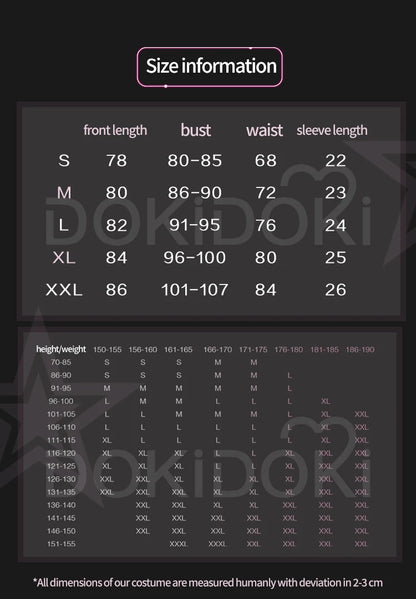 Mikuu Cosplay Costume【S-2XL】 DokiDoki-R Mikku Maid Nurse Sexy Dress Mikuu Rabbit Hole Cosplay Plus Size