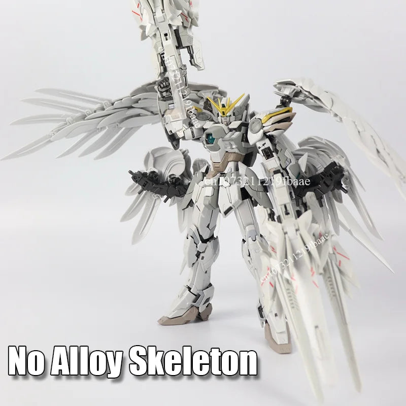 In Stock DABAN 8827 Snow White MG 1/100 XXXG-00YSW Assembly Model Kit Alloy Skeleton Prelude Fix Ver Action Figure Model Toy