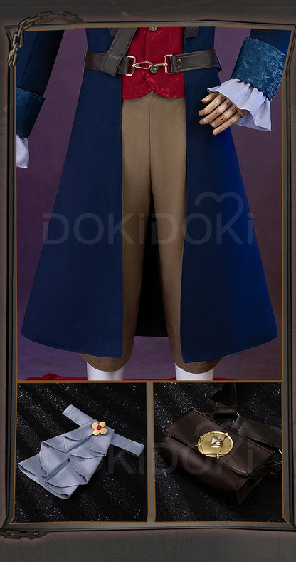P Cosplay Costume Game Cosplay【S-2XL】DokiDoki-R Men Game Costume Medieval Suit P Cosplay Plus Size