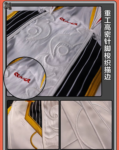 Zenless Zone Zero Ye Shunguang Cosplay Costume Wig Dress Headwear Yunkui Summit Halloween Party for Women Girls Role Play Outfit