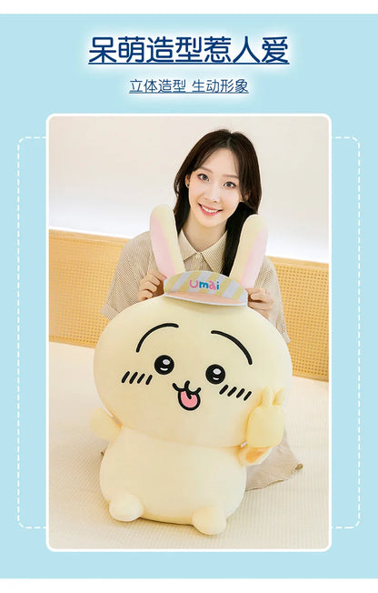 45/55/65cm Big Size Chiiwanime Plush Stuffed Doll Kawaii Room Decoration Hachiware Plushies Pillow Ornaments Holiday Gifts