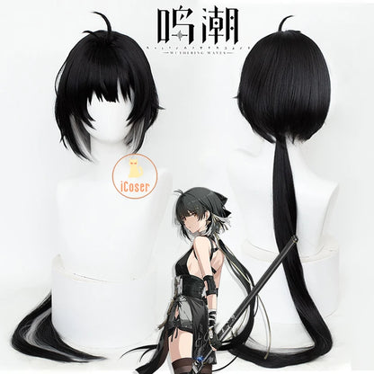 Wuthering Waves Rover Cosplay Costume Wig Female Uniform Bag Main Character Resonator Halloween Party for Women Props Carnival