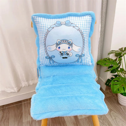 Sanrio Lovely One-piece Seat Cushion Kuromi My Melody Kawaii Japanese Style Sitting Cushion Chair Comfortable Home Decor Girl