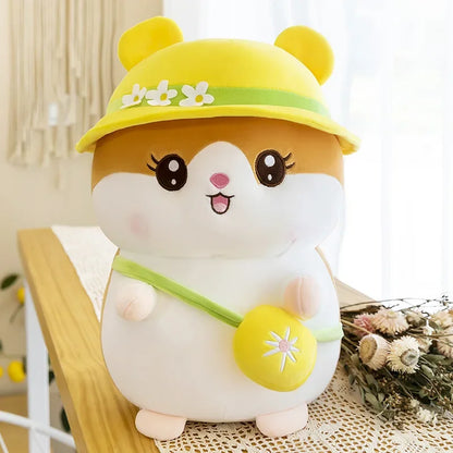 Hot 45-65cm Kawaii Hamster Plush Toy Big Size Cute Soft Stuffed Animals Sofa Pillow Plush Doll High-quality Kids Briday Gifts