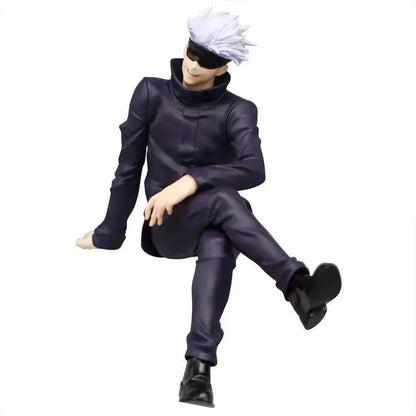 New Gojo Satoru 10CM Anime Jujutsu Kaisen Action Figure Itadori Yuji Seated Noodle Stopper Model Toys Japanese Dolls Hobbies 