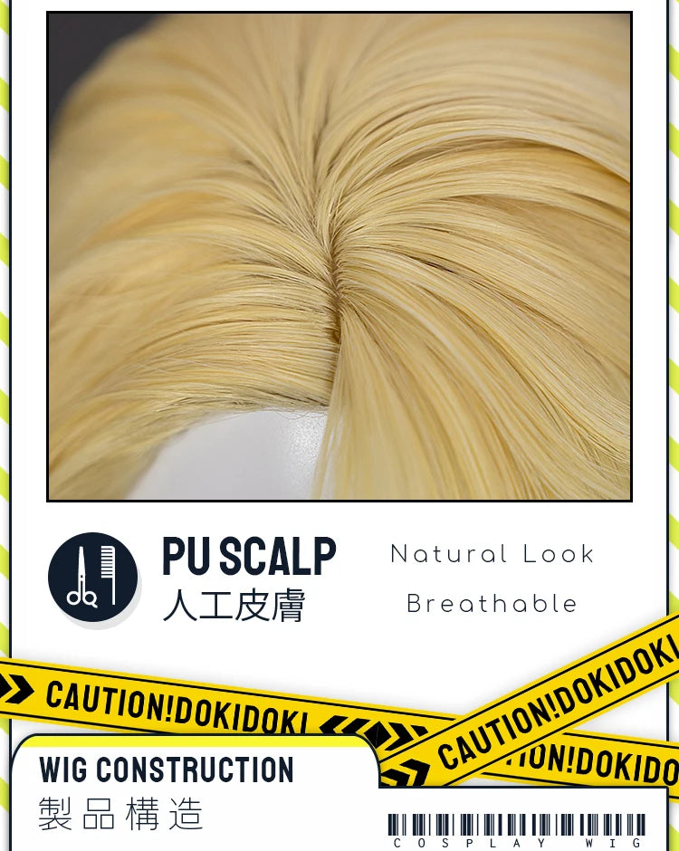 IN STOCK Marcille Donato Wig Anime Delicious in Dungeon Cosplay Wig DokiDoki Women Yellow Long Hair Heat Resistant Free Wig Cap