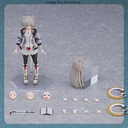 14cm Xenoblade 3 Mio Figure Model Statue with Multiple Accessories Game Girl Desktop Decoration Toy Gift - box