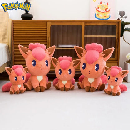 35/45/65CM Big Size Pokemon Vulpix Plushies Cartoon Anime Peluche Stuffed Animal Comfortable Soft Doll Kawaii Ornament Gifts
