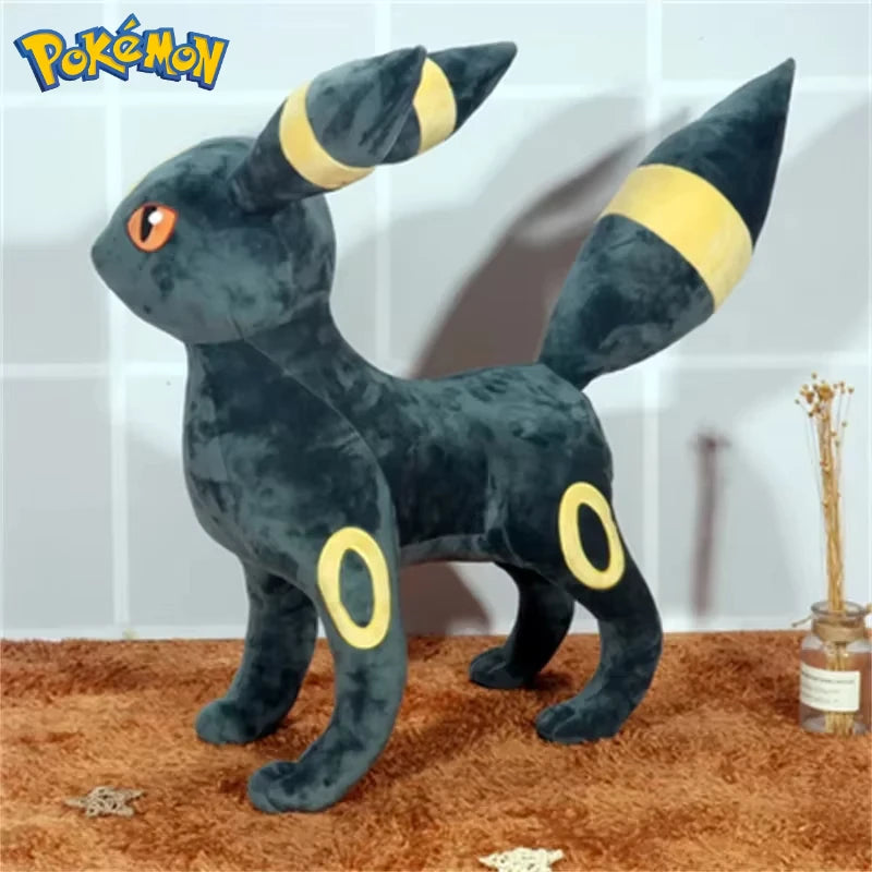 60CM Large Big Size Pokemon Cartoon Umbreon Plushies Kawaii Stuffed Animal Bolster Comfortable Soft Doll Children's Holiday Gift