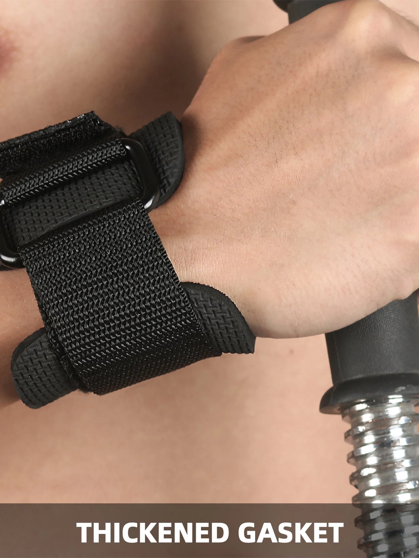 The Codex Weightlifting Straps with Wrist Bands Gym Grip for Powerlifting Strength Training Exercise Protection