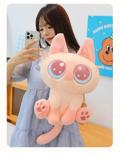 30-50cm Siamese Cat Animals Stuffed Doll Super Soft Home Office Decor High Quality Rabbit Toys Girls Boys Christmas Presents