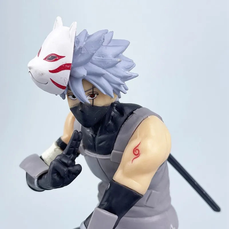 17cm Bandai Naruto Anime Figure Hatake Kakashi Action Figure Vibration Stars PVC Collection Model Ornaments Toys Birthday Gifts