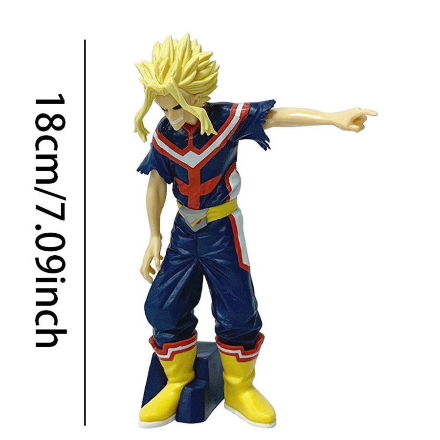 18cm Boku no Hero Academia Anime Figure Bakugo Katsuki Action Figure Midoriya Izuku/Todoroki Shoto Figurine PVC Collection Toys