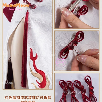 Wuthering Waves Changli LiaoYunJinHuang Cosplay Set Polyester