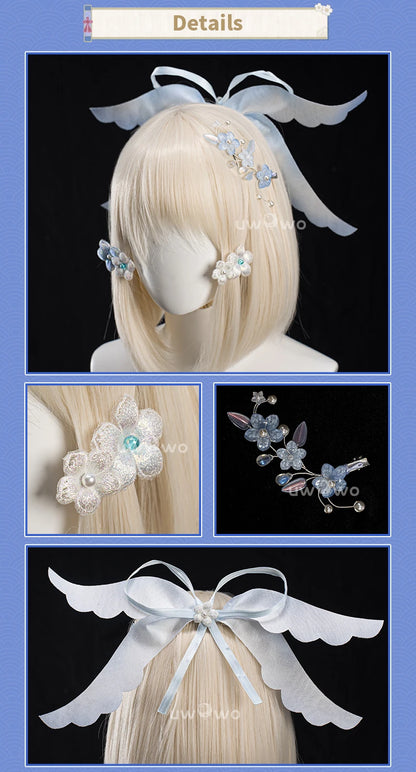 PRE SALE UWOWO Ayaka Cosplay Game Genshin Impact Fanart Ayaka Frost Waltz Cosplay Costume Halloween Costume