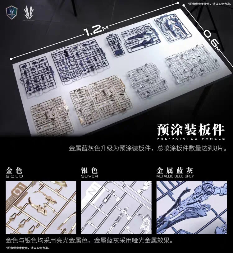 1/72 Sky Defender Alloy Skeleton Action Figure High Detail Detachable Parts POM Assmbly Model Trendy Toy Desktop Decore Boy Gift