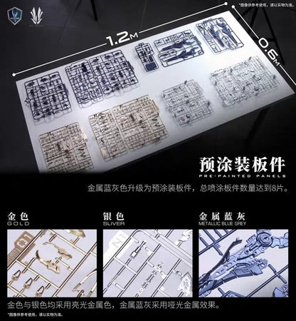 1/72 Sky Defender Alloy Skeleton Action Figure High Detail Detachable Parts POM Assmbly Model Trendy Toy Desktop Decore Boy Gift