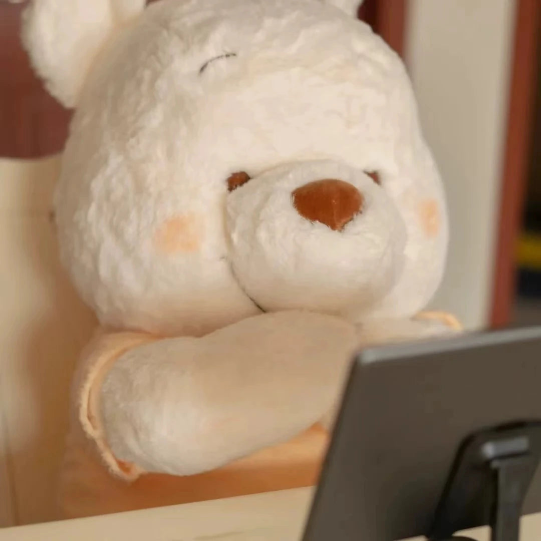 25CM-70CM Disney Winnie The Pooh Bear Doll Winter Limited Cartoon Plush Toy Cute Anime Kawaii Companion Children's Birthday Gift