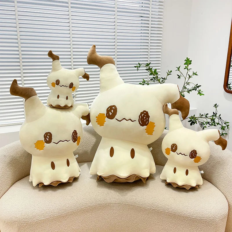 35/95cm Mimikyu Large Pokemon Plush Toys Anime Doll Cartoon Pikachu Pokémon Plushie Kawaii Stuffed Gift for Kids Birthday Xmas
