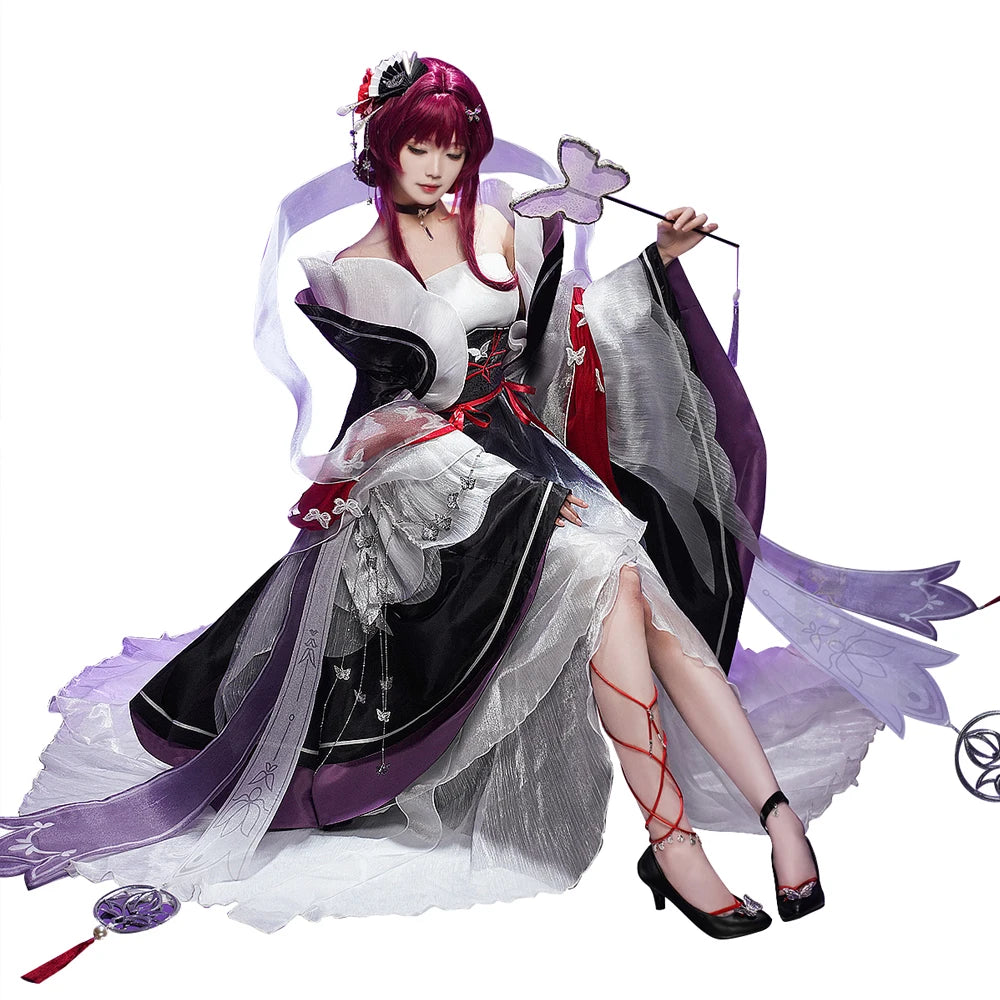 Kafka Doujin Cosplay Costume Game Honkai: Star Rail DokiDoki-SR HSR Costume Kafka Cosplay Women Doujin Dress