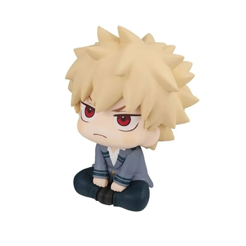 My Hero Academia Chibi PVC Figurines Tomura Shigaraki Izuku Midoriya Katsuki Bakugo Collectible Toy Model - no box B