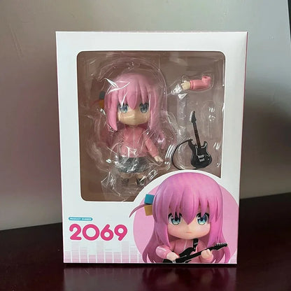 Q-version Girl Anime BOCCHI THE ROCK Gotoh Hitori Figurine Yamada Ryo Action Figures Cute Dinosaur PVC Collection Model Toy Gift