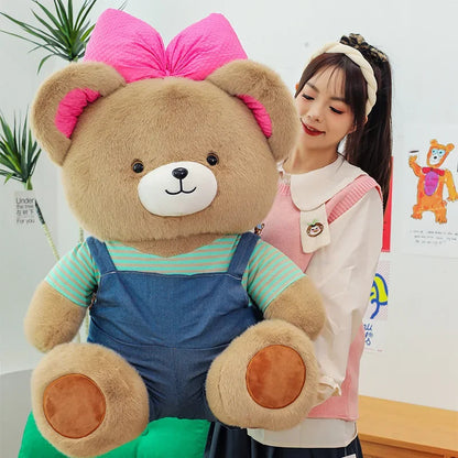 Cute Classic Butterfly Feifei Bear Plush Toys Kawaii Bow Tie Bear Plushie Pillow Stuffed Soft Dolls for Kids Girls Lover Gifts