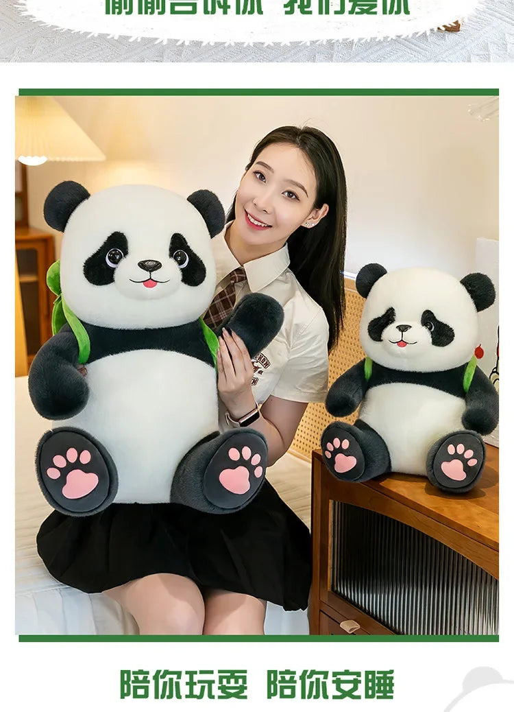 30-60cm Chinese Panda Plush Toy Chest Listing Super Full Soft Chinese National Treasure Animal Doll Children's Birthday Gift