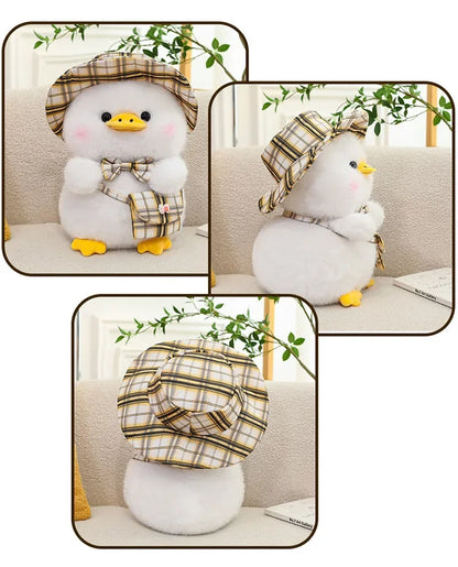 New 25/35/45cm Kawaii Cute Gentleman Duck Plush Toy Children's Pillow Doll Interior Decoration Boys and Girls Birthday Gifts