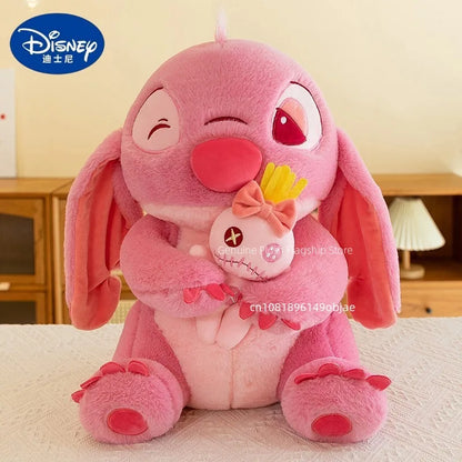 45/60/75CM Big Size Disney Stitch Kawaii Anime Plush Stuffed Doll Room Decoration Plushies Children Pillow Ornament Holiday Gift
