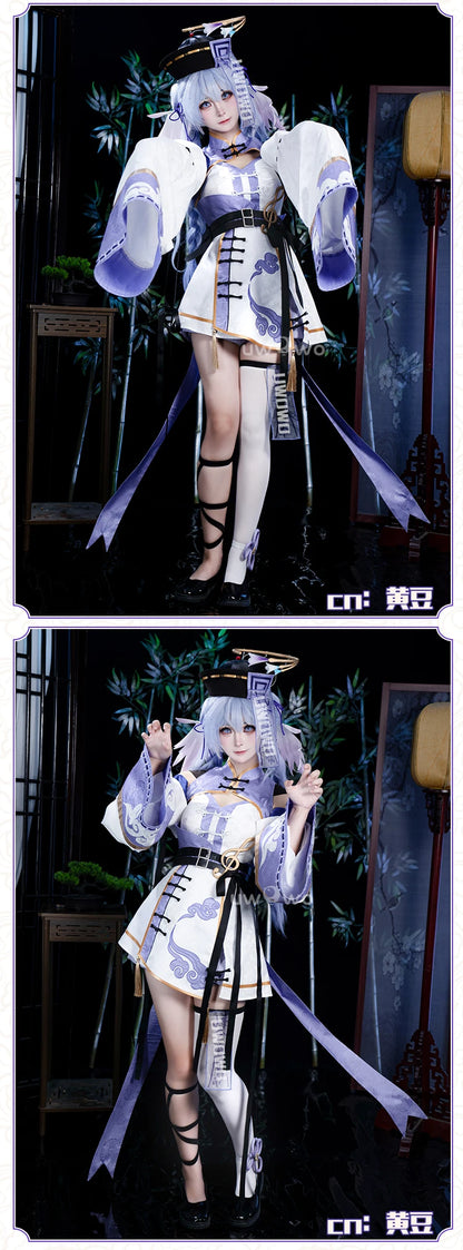 PRE SALE UWOWO Robin Cosplay Game Honkai Star Rail Fanart Robin Jiangshi Chinese Zombie Cosplay Costume Halloween Costume
