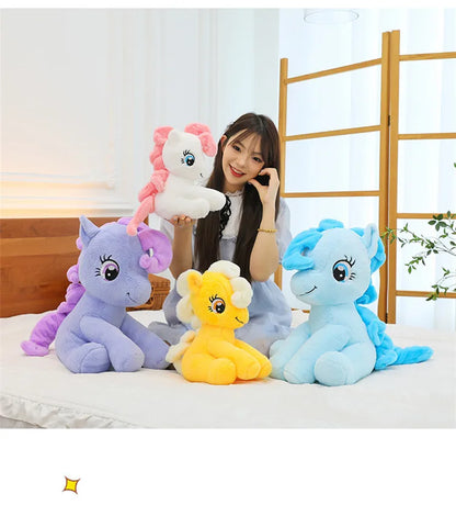 Anime My Little Pony Prototype Plush Doll Soft Pillow Girl Heart Fluttershy Sofa Ornaments Children'S Toys Birthday Gifts Custom